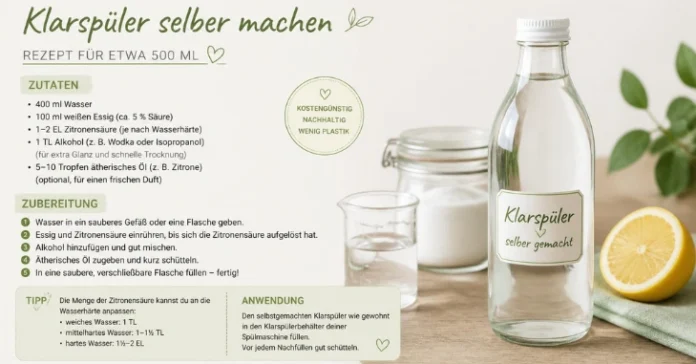 Klarspüler selber machen