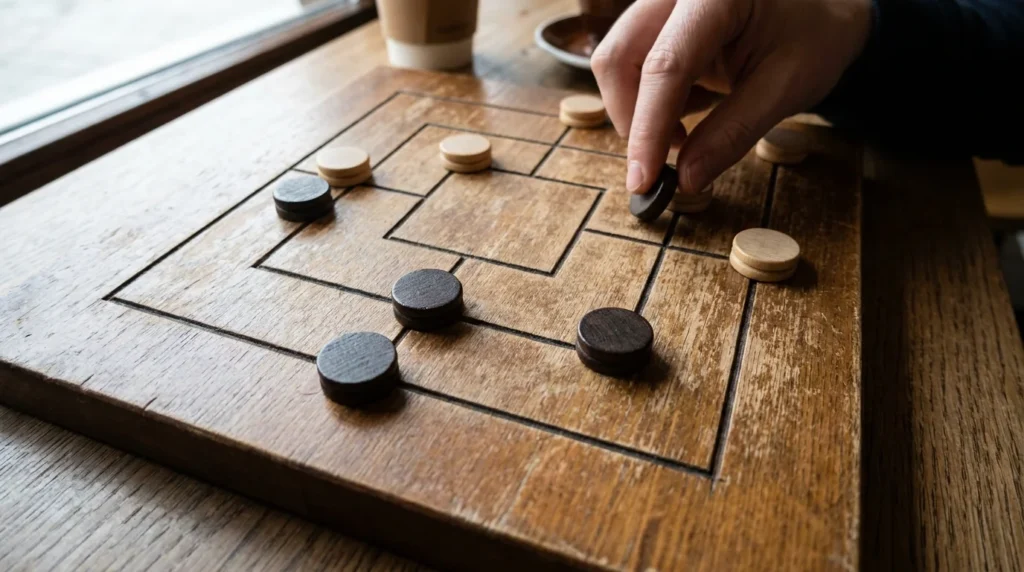 Spielregel Mühle: So läuft eine Partie in drei Phasen ab