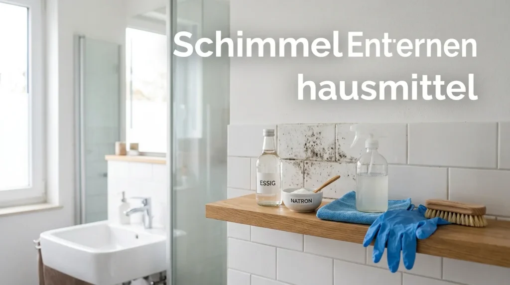 Schimmel entfernen Hausmittel: Die besten Methoden, was wirklich hilft, welche Fehler Sie vermeiden sollten und wann ein Fachbetrieb nötig ist