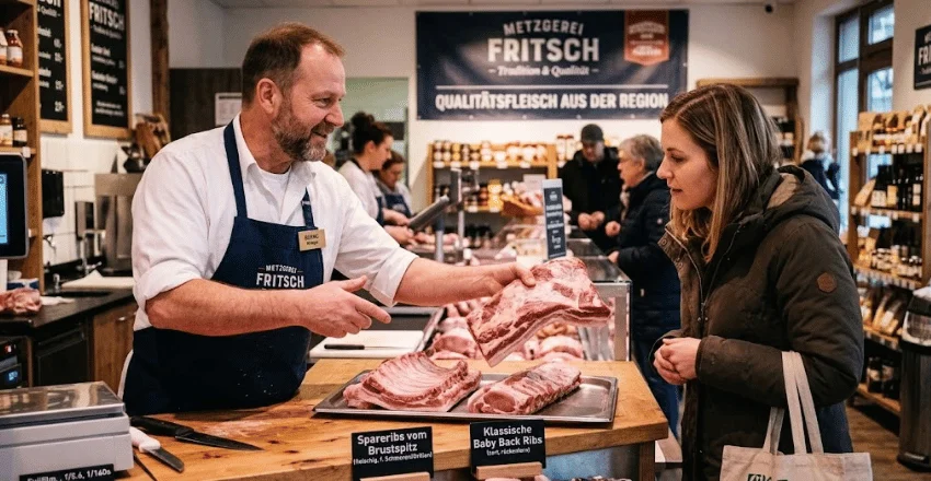 Was ist die Brustspitze beim Schwein?