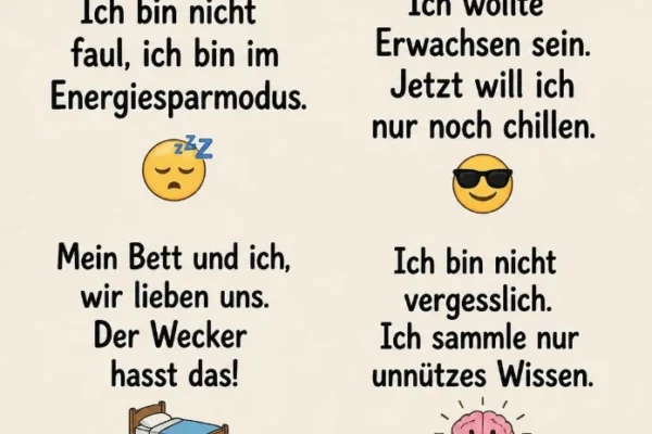 Sprüche lustig kurz aber wahr